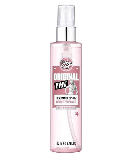 soap and glory original pink perfume|mist you madly body spray.